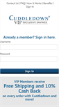 Mobile Screenshot of cuddledownvip.com